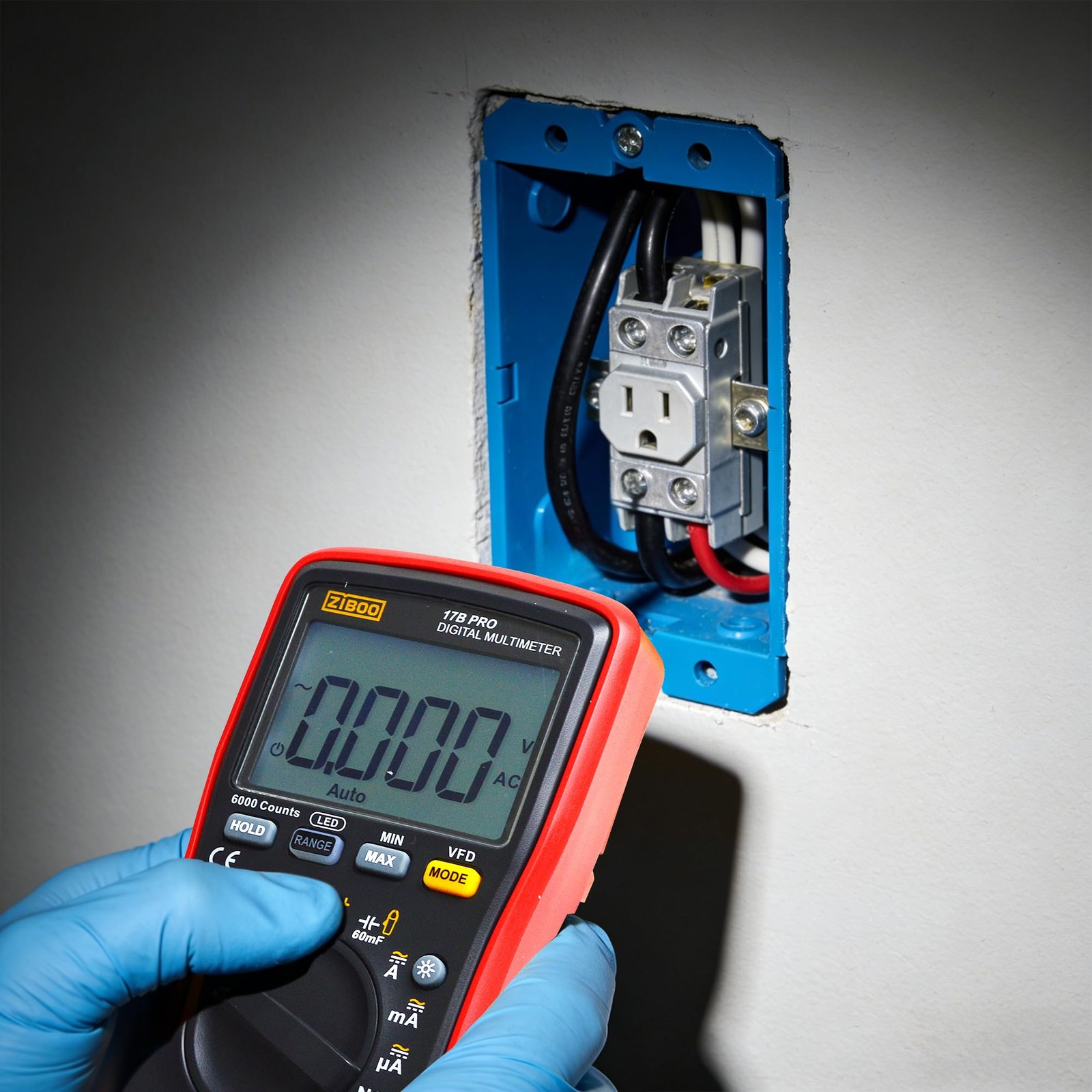 17b Pro True Rms Digital Multimeter Measures Ac/dc Voltage And Current Measureme