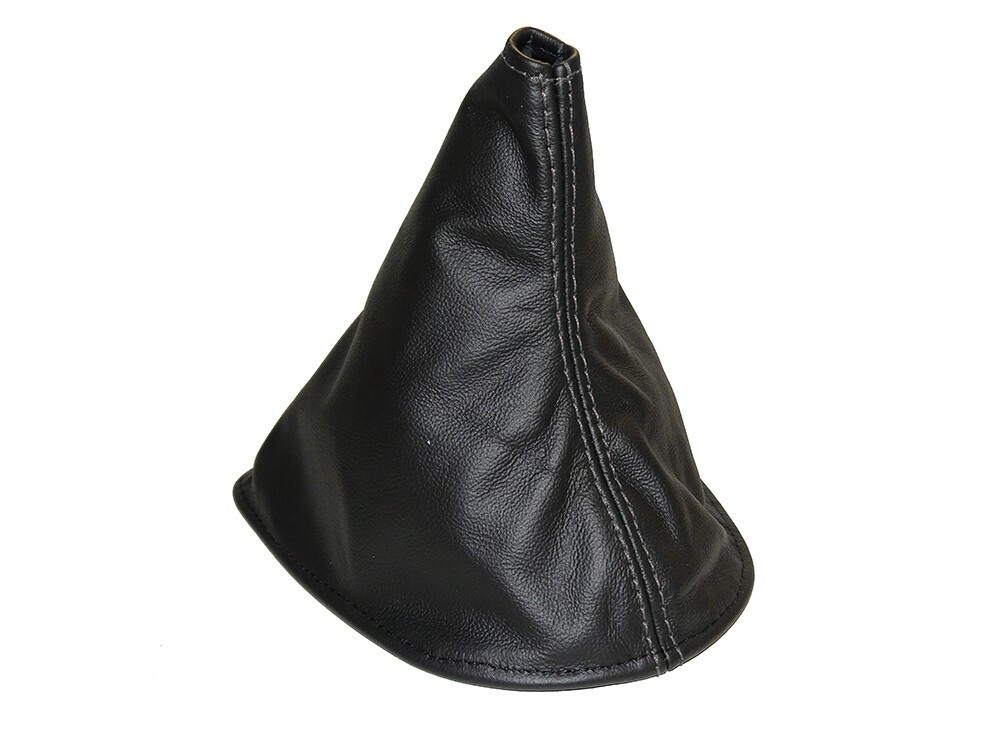 Shift Boot For Toyota Matrix MK1 E130 2003-2008 Real Leather Grey Stitching