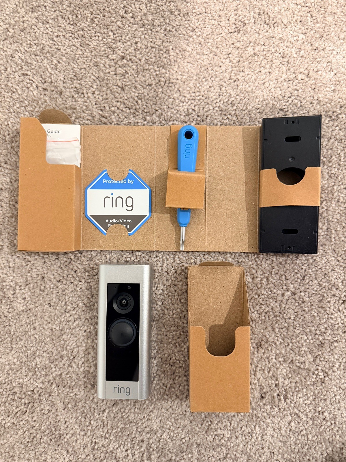Ring Doorbell Pro 1080p HD Video Camera (Wired) - Open Box