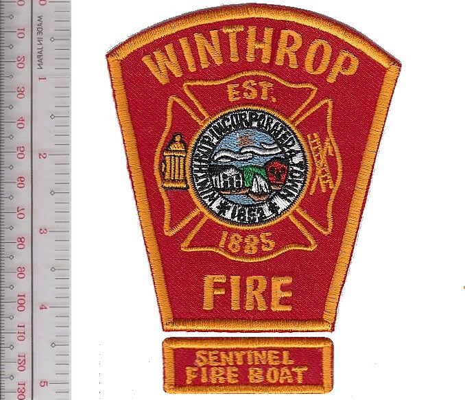 Fire Boat Massachusetts Winthrop Fire Department the Sentinel NO TARIFF