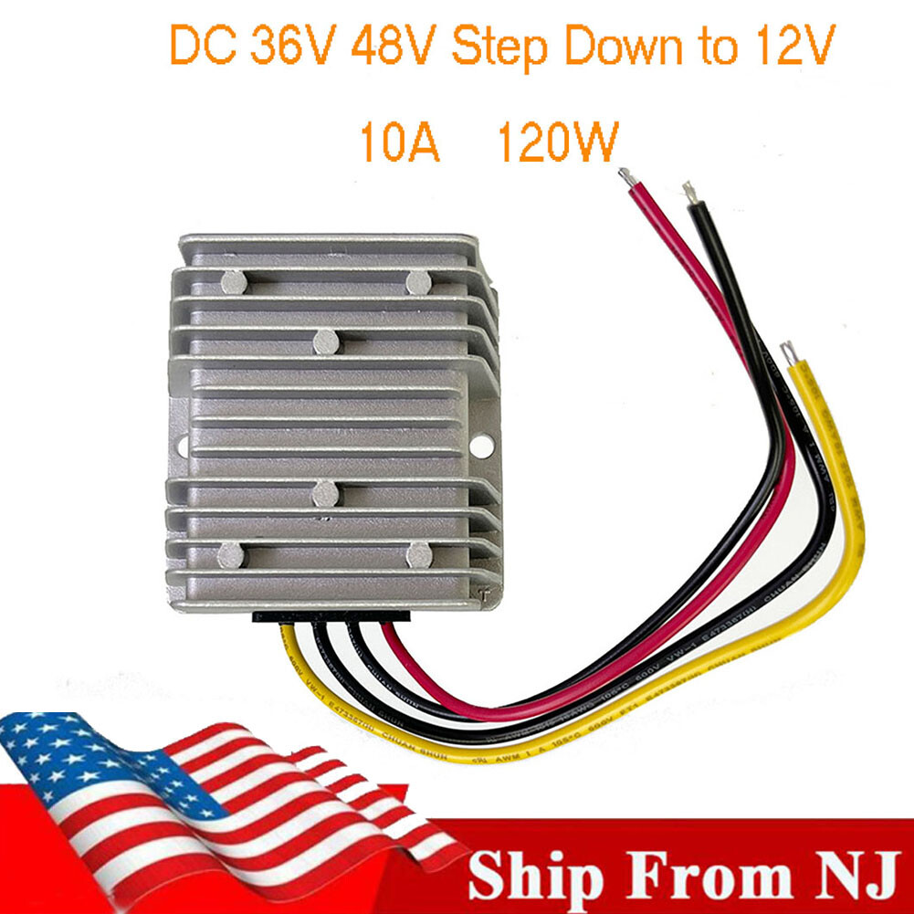 DC 36V 48V Step Down to 12V 10A 120W Voltage Reducer Regulator Power Converter