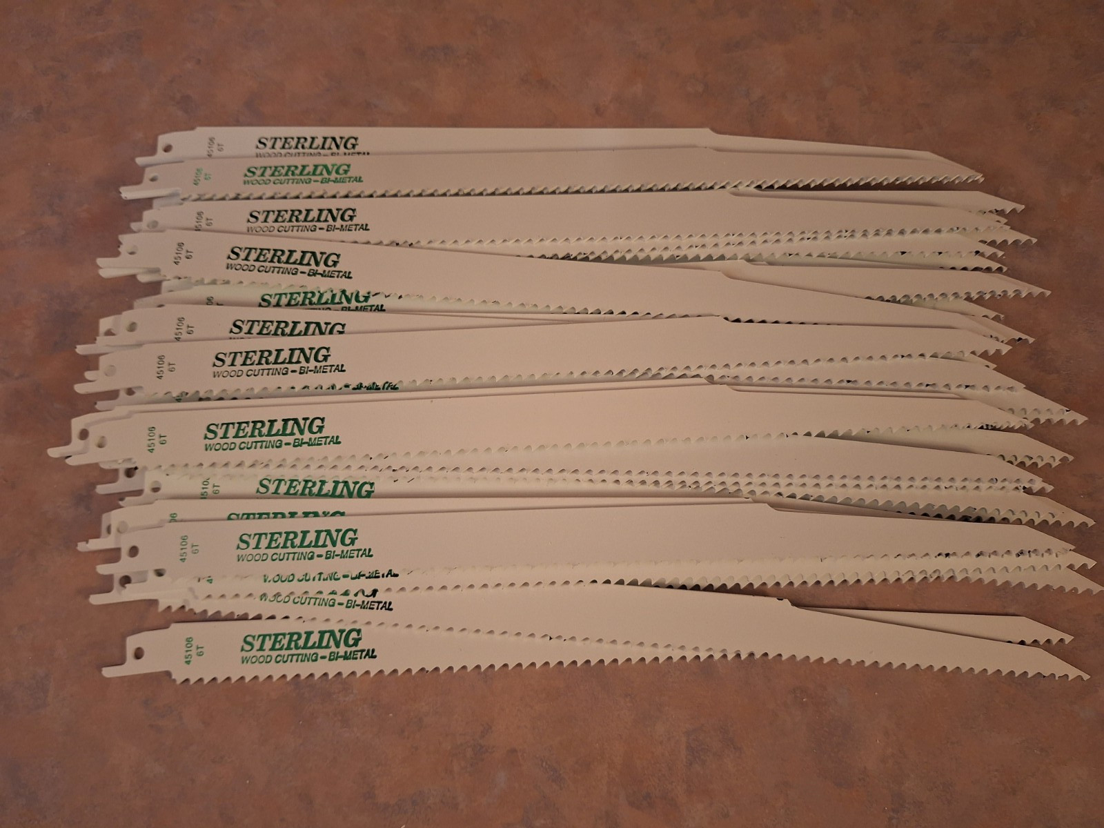45) 12" 6T Reciprocating Saw blades for common size electric and battery USA