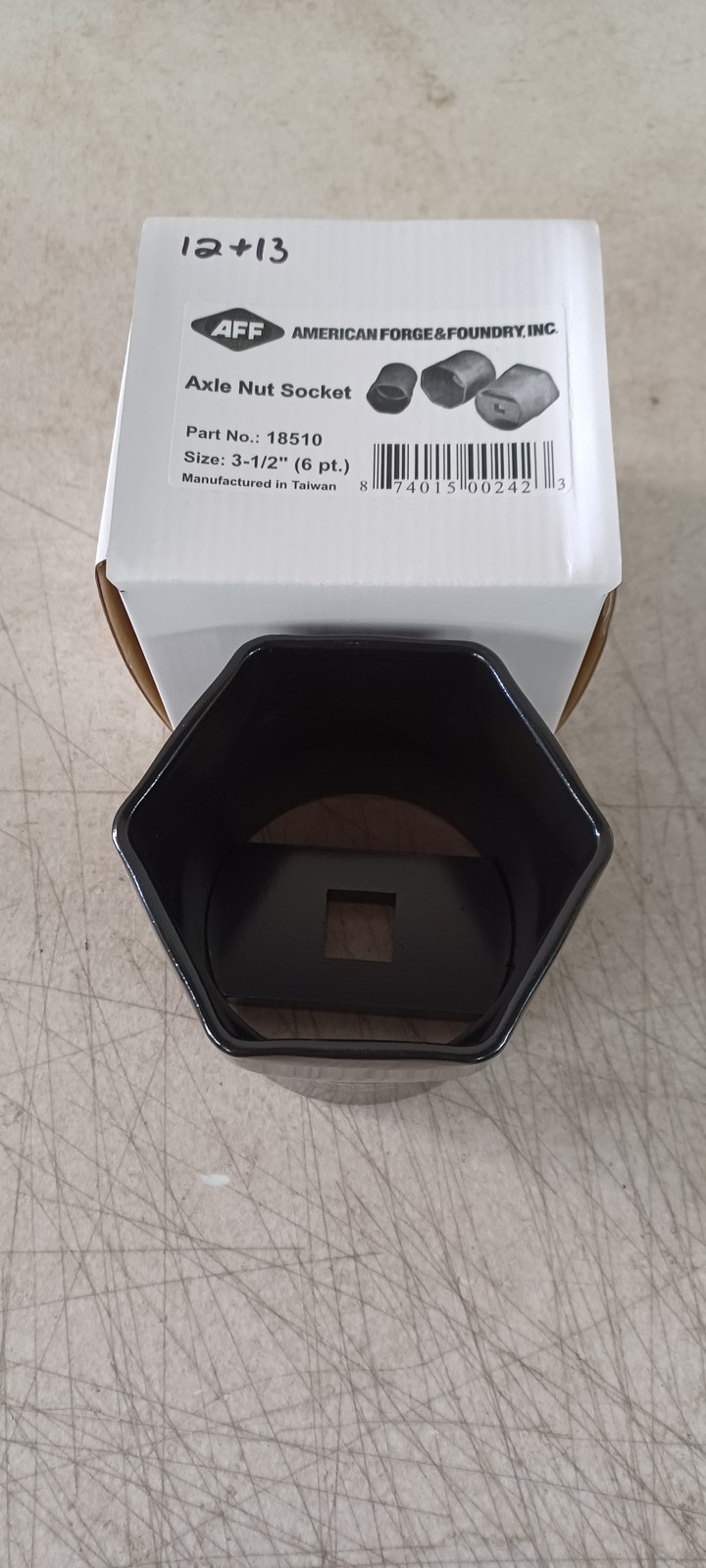 AMERICAN FORGE &AMP; FOUNDRY INC NEW - AXLE NUT SOCKET, 3-1/2" , 6 POINT 18510