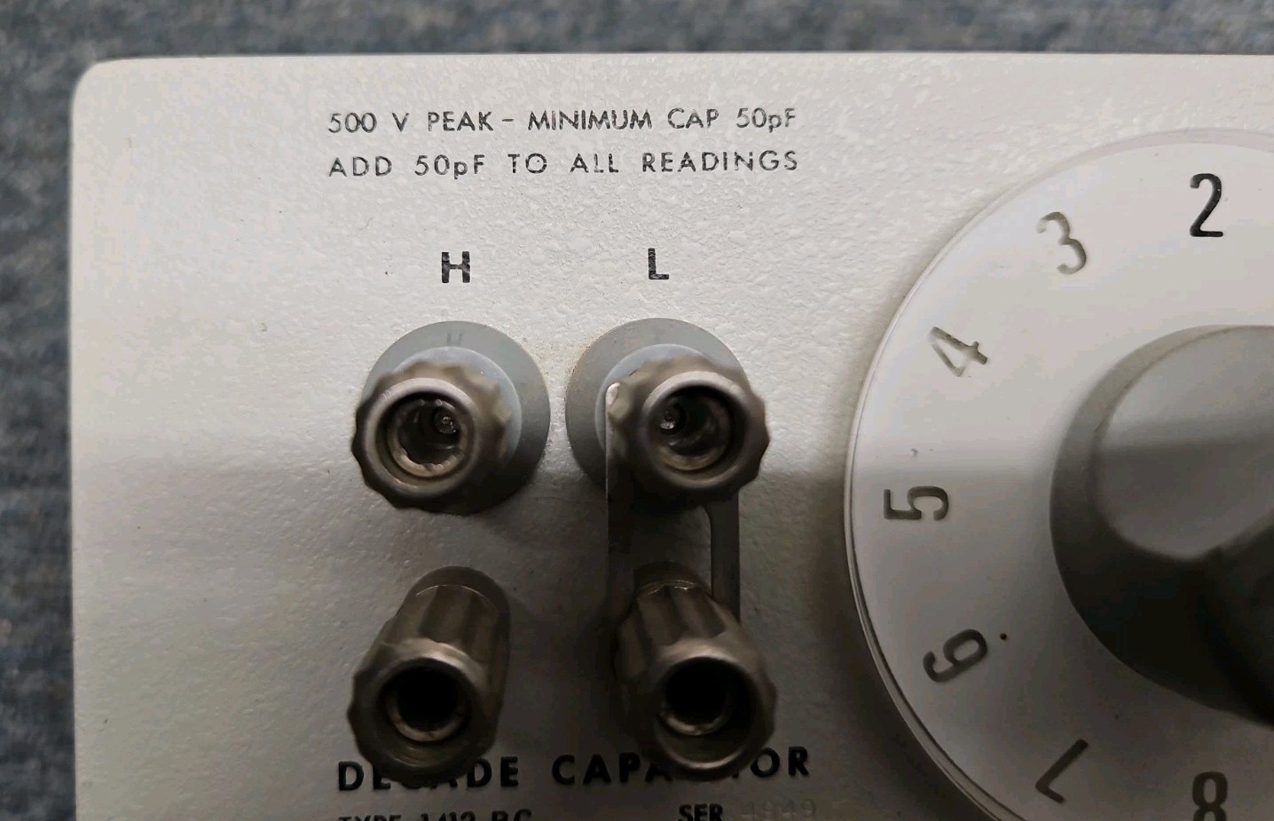 GenRad / General Radio 1412-BC Decade Capacitor