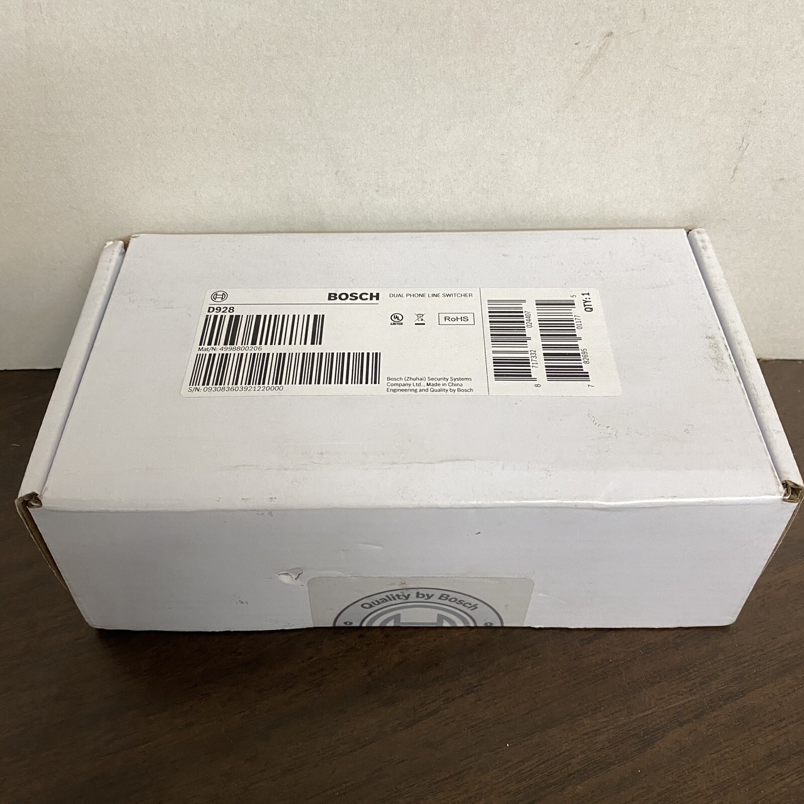 NEW Bosch D928 Dual phone line switcher