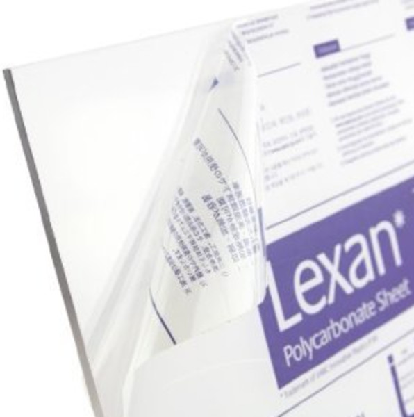 Lexan Tuffak Makrolon Polycarbonate Sheet   1/16" x 36" x 48" Clear