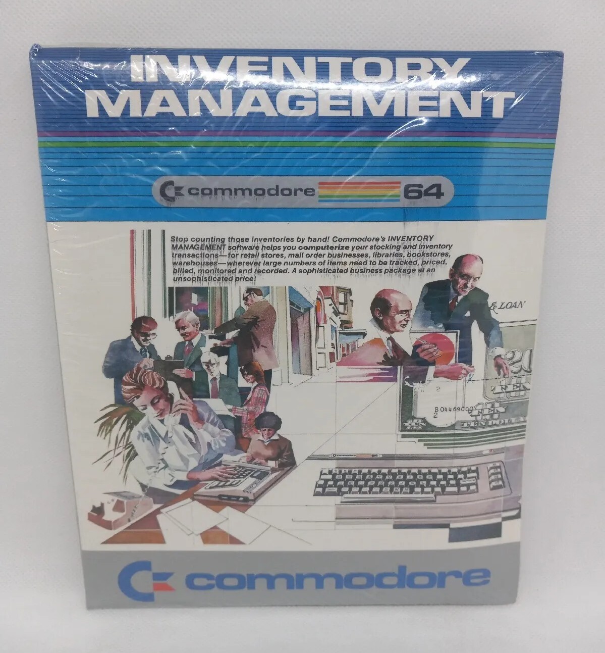 Commodore 64 - Inventory Management Vintage 1983 Software Brand New & Sealed