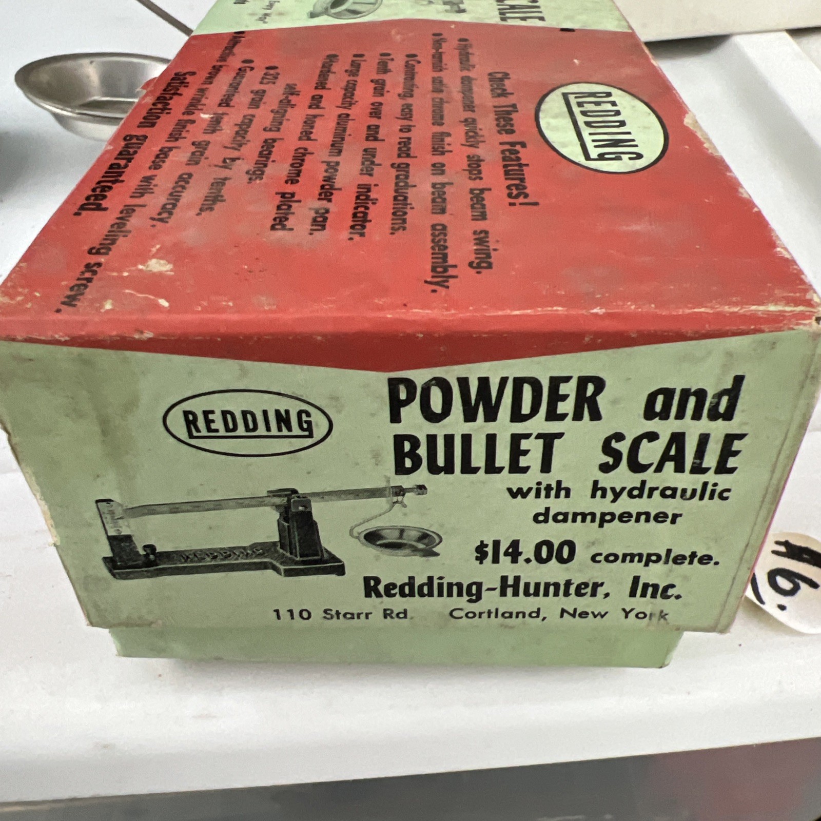 Redding Powder & Bullet Scale NOS
