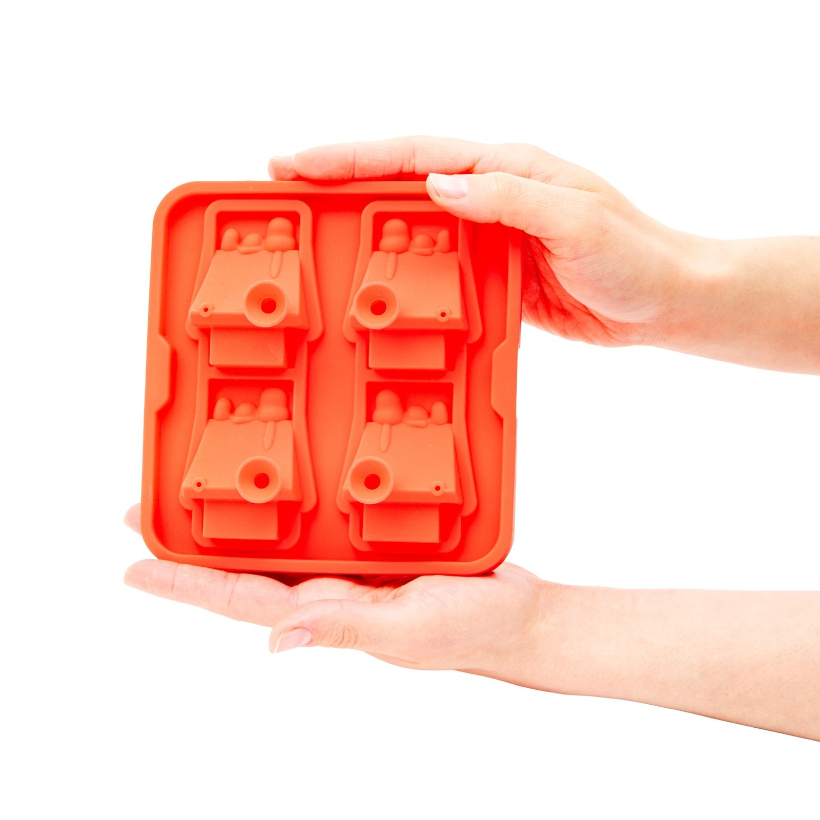 Peanuts Snoopy Doghouse Molded Silicone Ice Cube Tray | Makes 4