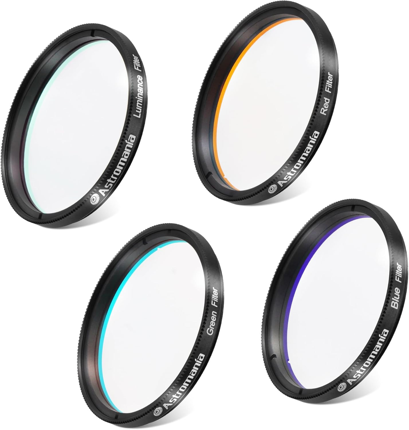 Deluxe Telescope LRGB 2 Inch Filter Set - Planet Colour Filters for Use with Mon