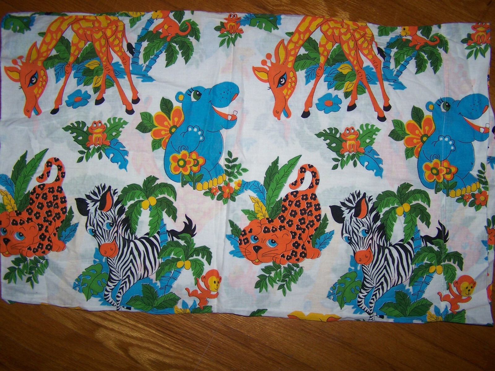 MOD ANIMALS Pillowcase CUTE ZEBRA GIRAFFE TIGER CAMEL HIPPO
