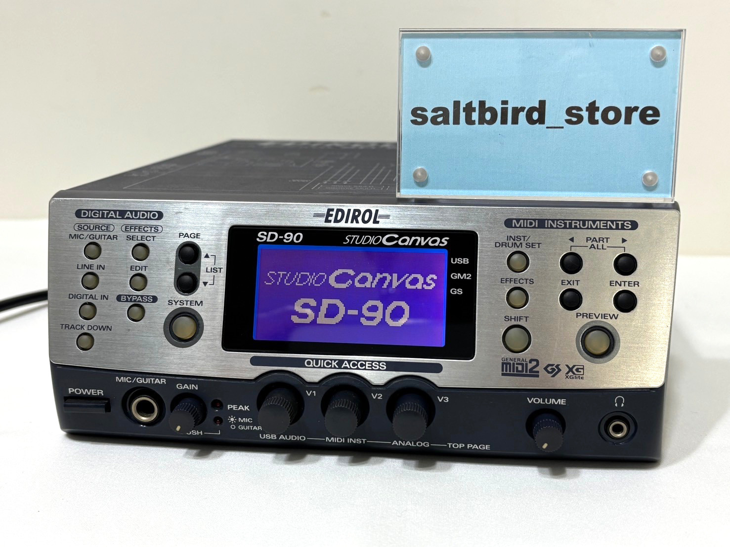 Roland SD-90 Edirol Studio Canvas MIDI Sound Module From Japan