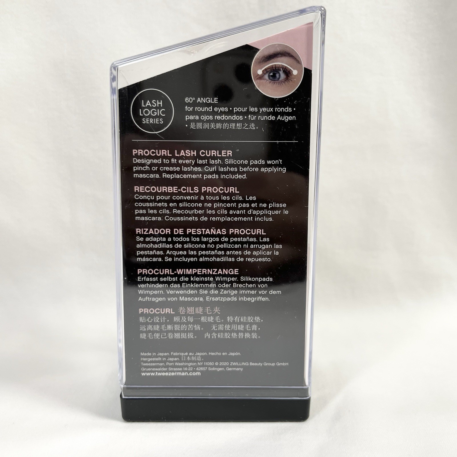 Tweezerman Procurl Lash Curler Rose Gold With Replacement Pads