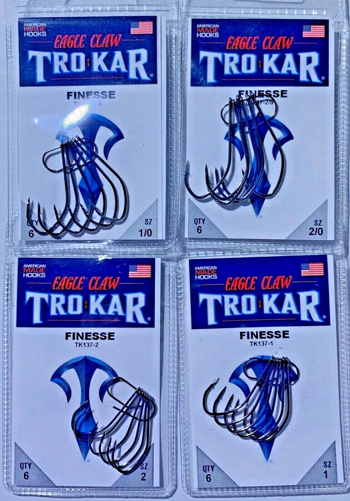 Lazer Trokar Neko Hooks TK137 Choose  Size 2, 1, 1/0, 2/0, 3/0 or 4/0