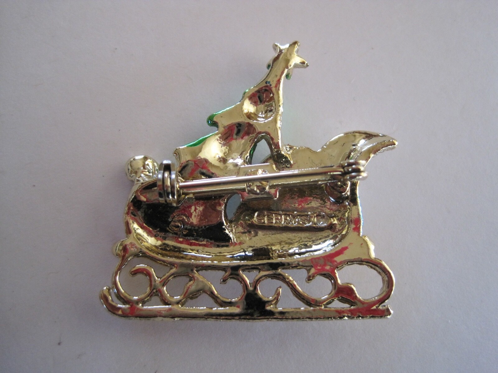 Gerry's Tree Sleigh Pin