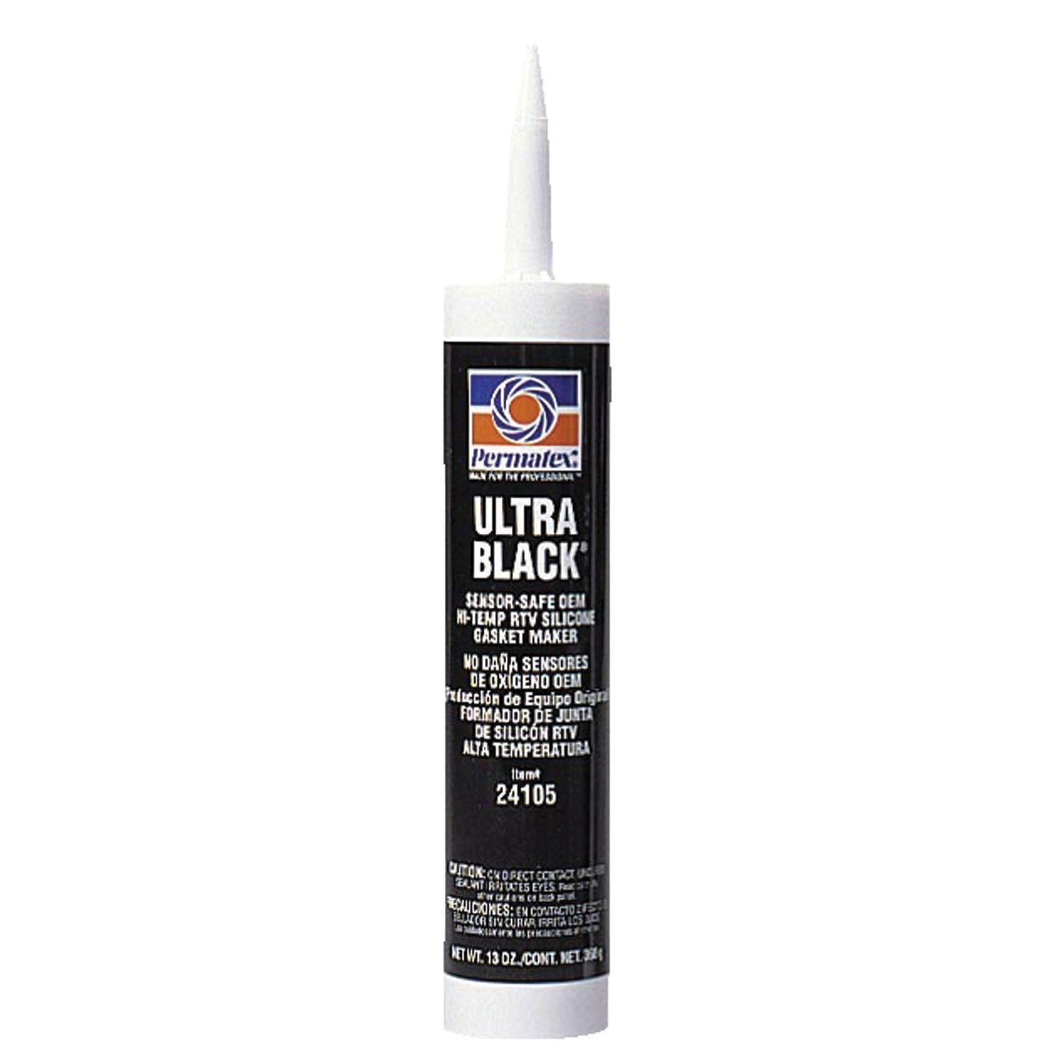 Permatex 24105 Ulta Black Oil Resistant RTV Silicone Gsket Maker 13 oz. Tube