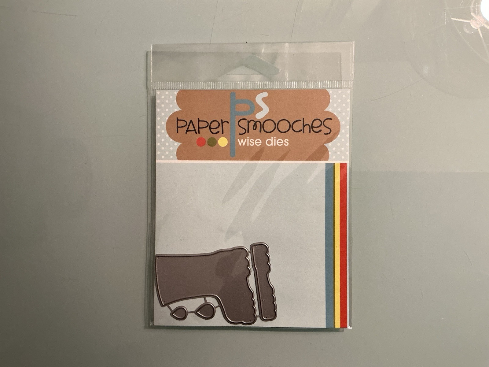 Paper Smooches Wise Dies “Rain Boot” Die Set (New)
