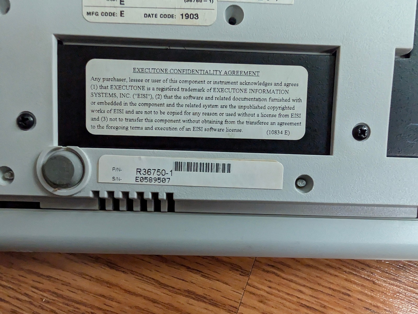 Executone Care Com IIE Console Control Station Model 36750-1