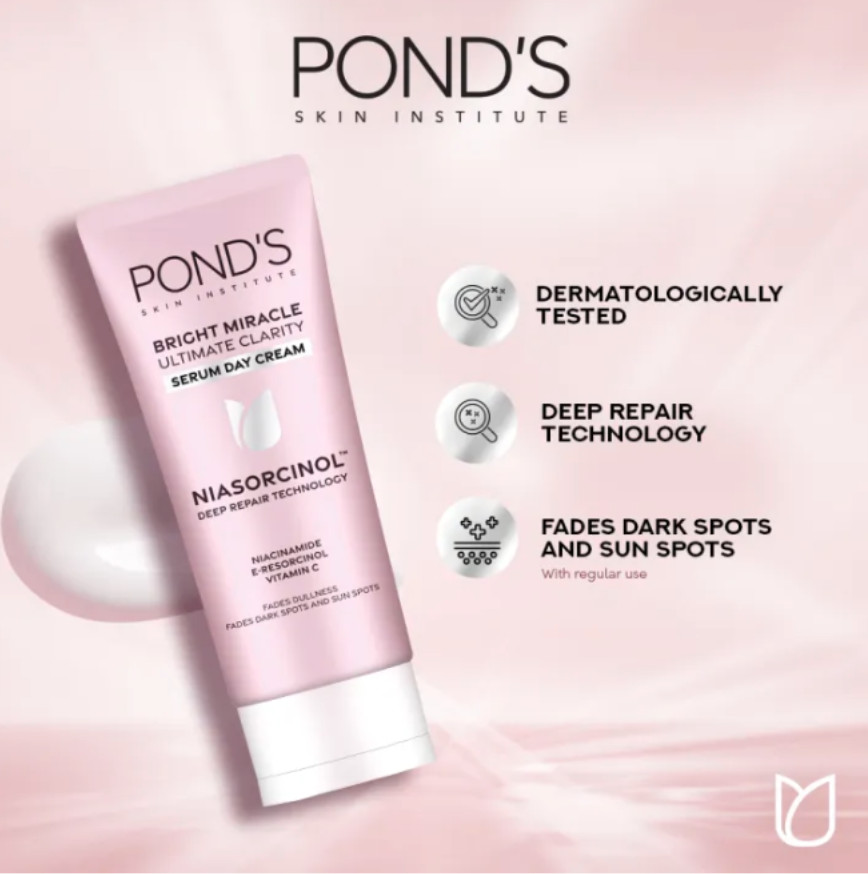 POND's Bright Miracle Ultimate Clarity Serum DAY Cream 40g