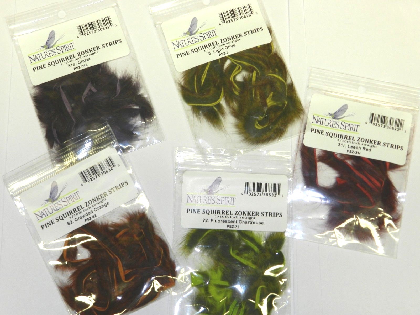 Nature's Spirit PINE SQUIRREL ZONKER STRIPS Fly Tying Material