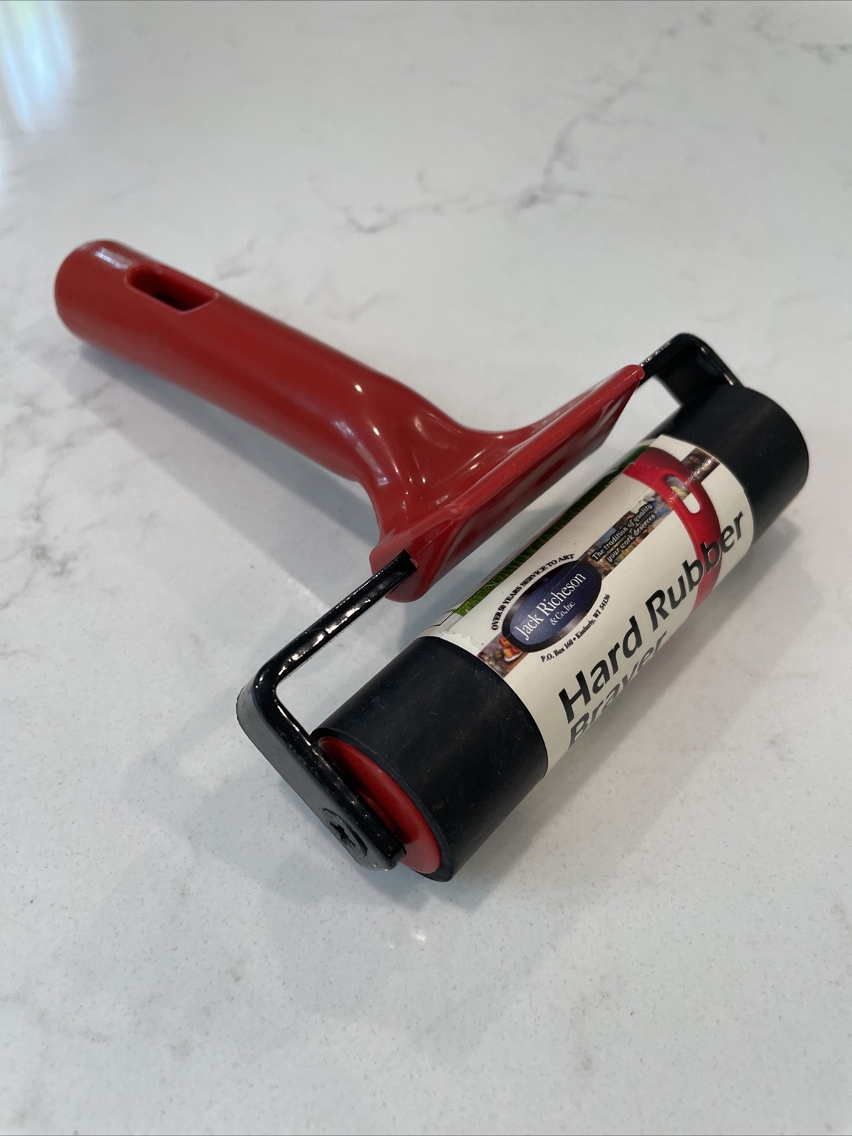 4” Hard Rubber Brayer, Jack Richeson 699027
