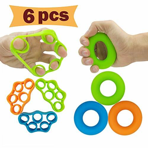 Hand Grip Strengthener,Finger Exerciser,Grip Strength Trainer Relieve Pain 6 PCS