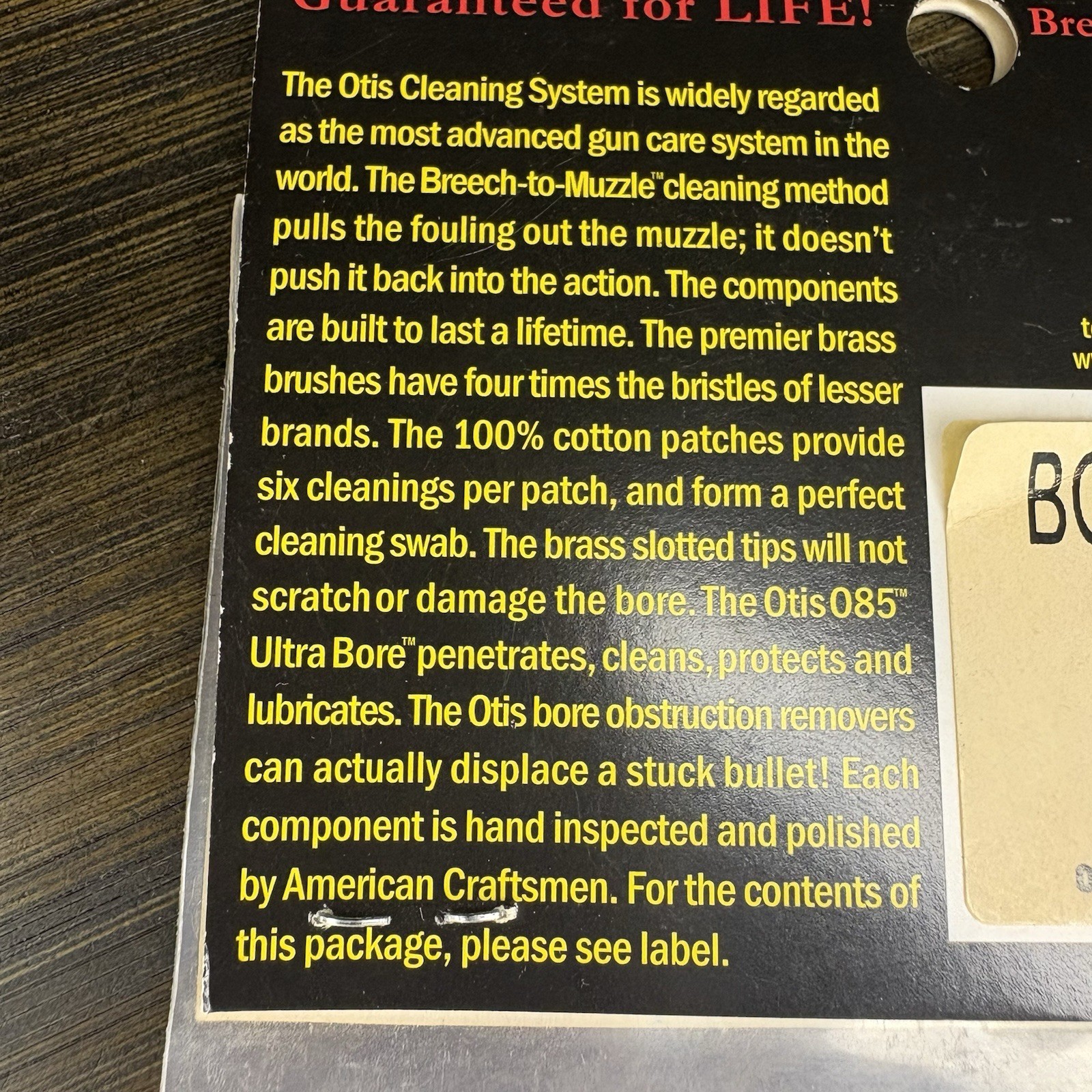 Otis Bore Reflector