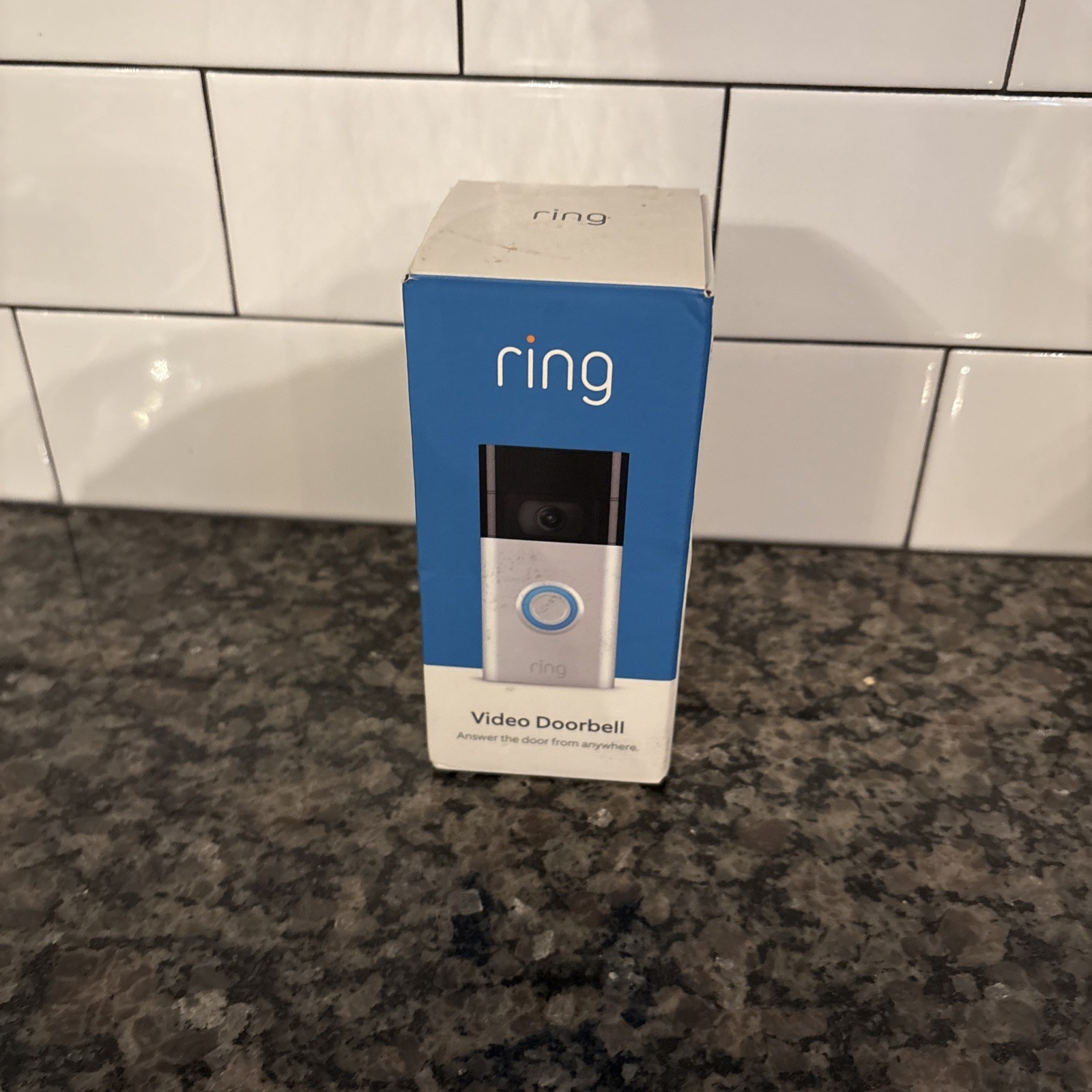 RING, Video Doorbell, Answer The Door From Anywhere. New In Box