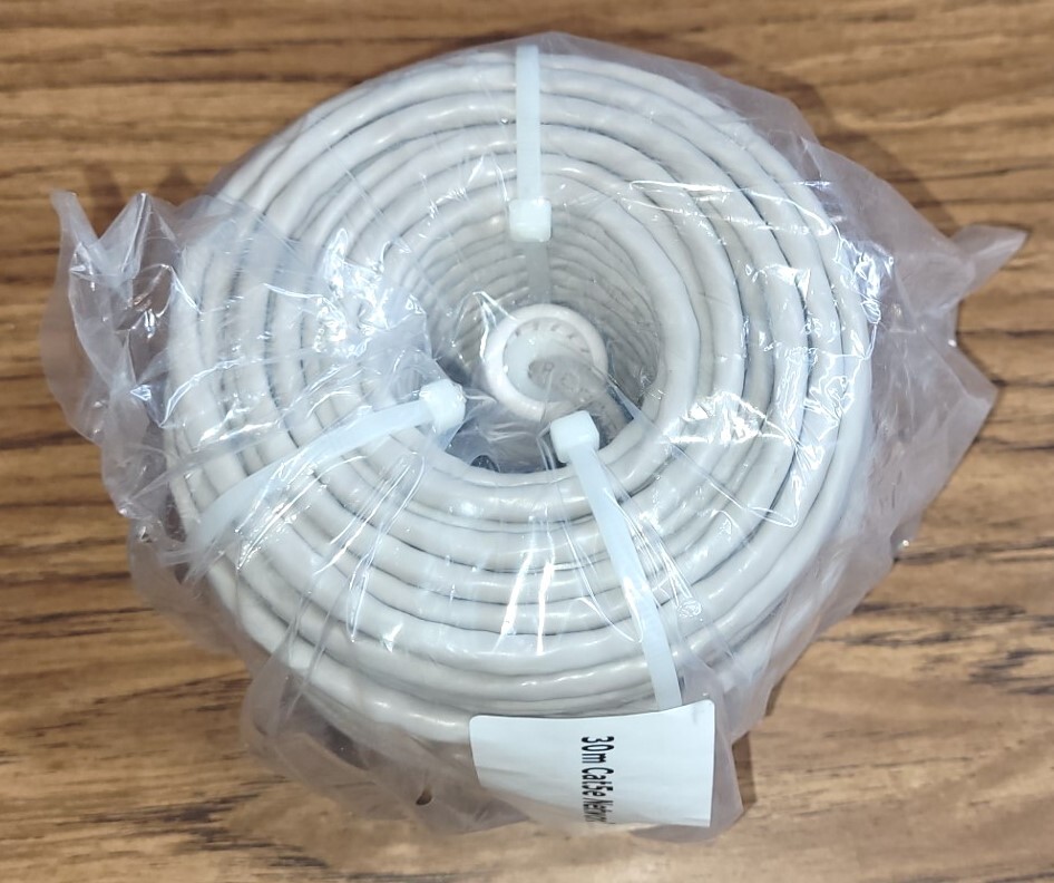 LOREX OEM CAT 5E ETHERNET NETWORK CABLE GRAY 100FT (30M) FACTORY NEW SEALED