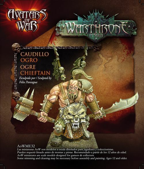 Avatars of War Ogre Khan AOW32 Fantasy 28mm Orcs and Goblins