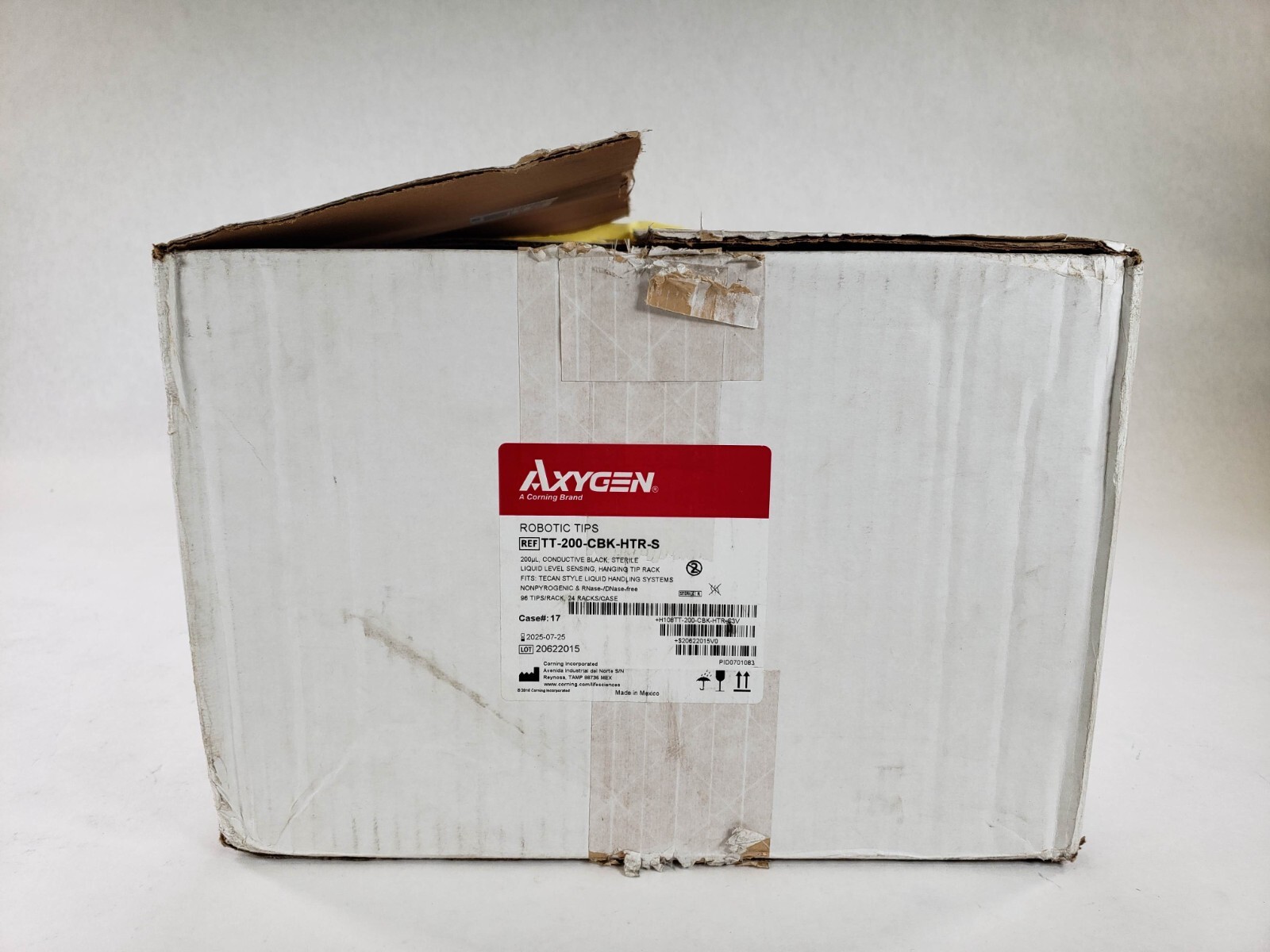 Case Of 24 Corning Axygen TT-200-CBK-HTR-S Robotic Pipette Tip 96 Per Pack