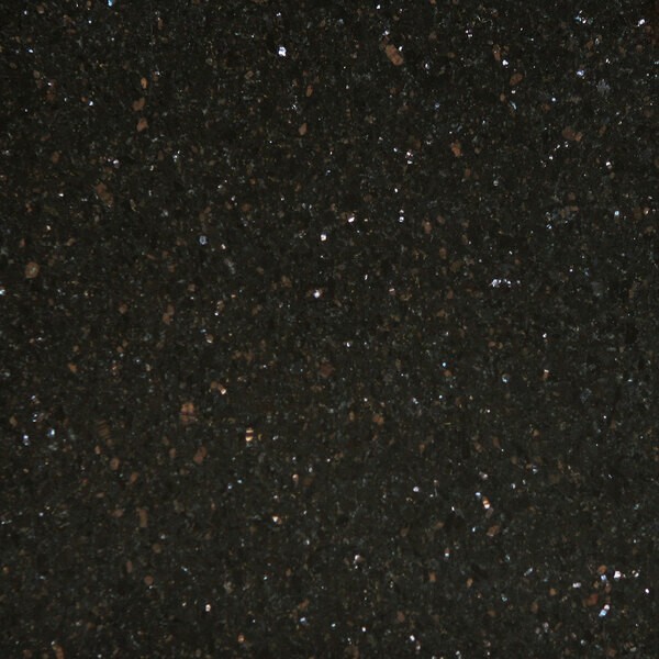 30'' Square All-Weather Granite Restaurant Table Top in Galaxy Black Finish