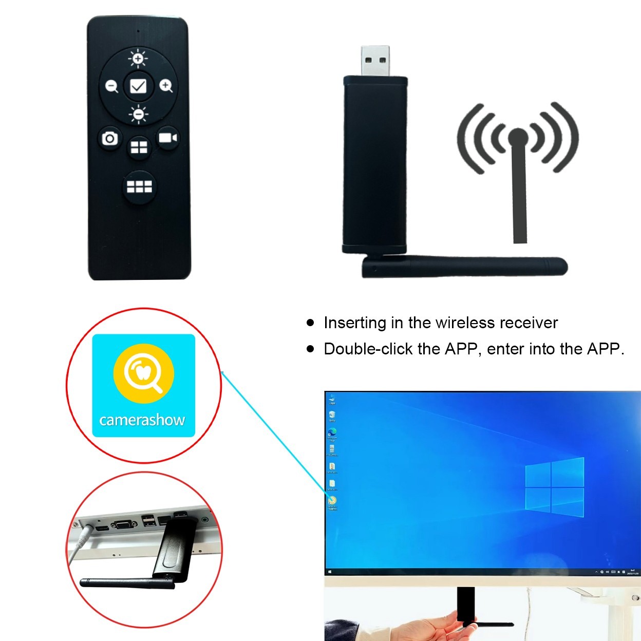 Dental LED Operation Light Oral Sensor Lamp with HD Camera Ceiling-Mounted P183