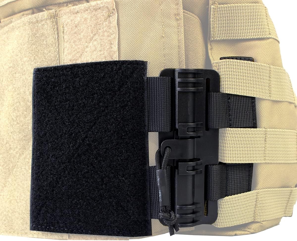 ROCOTACTICAL Quick Release Buckle Set,Single Point Molle One Size, Black