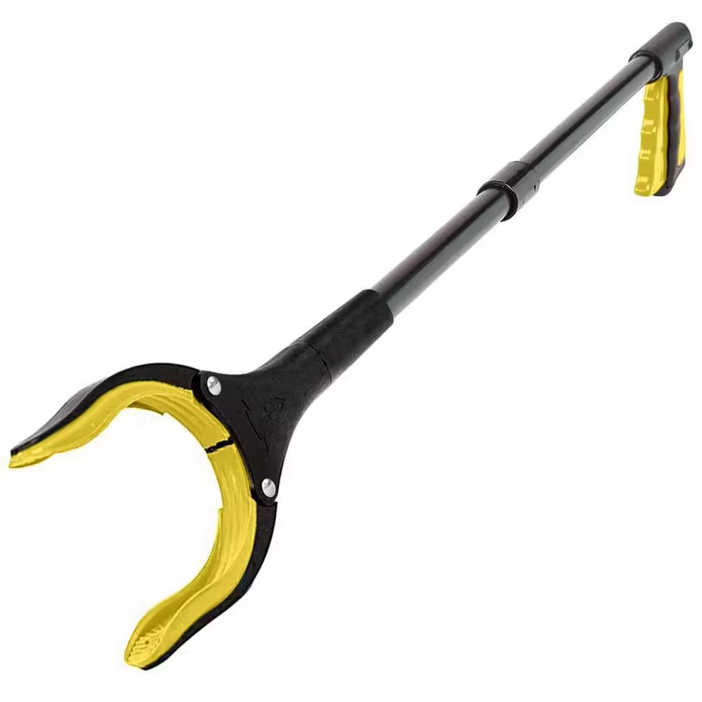 32 In. Foldable Grabber Reacher Tool Lightweight Aluminum Strong Grip Magnetic T