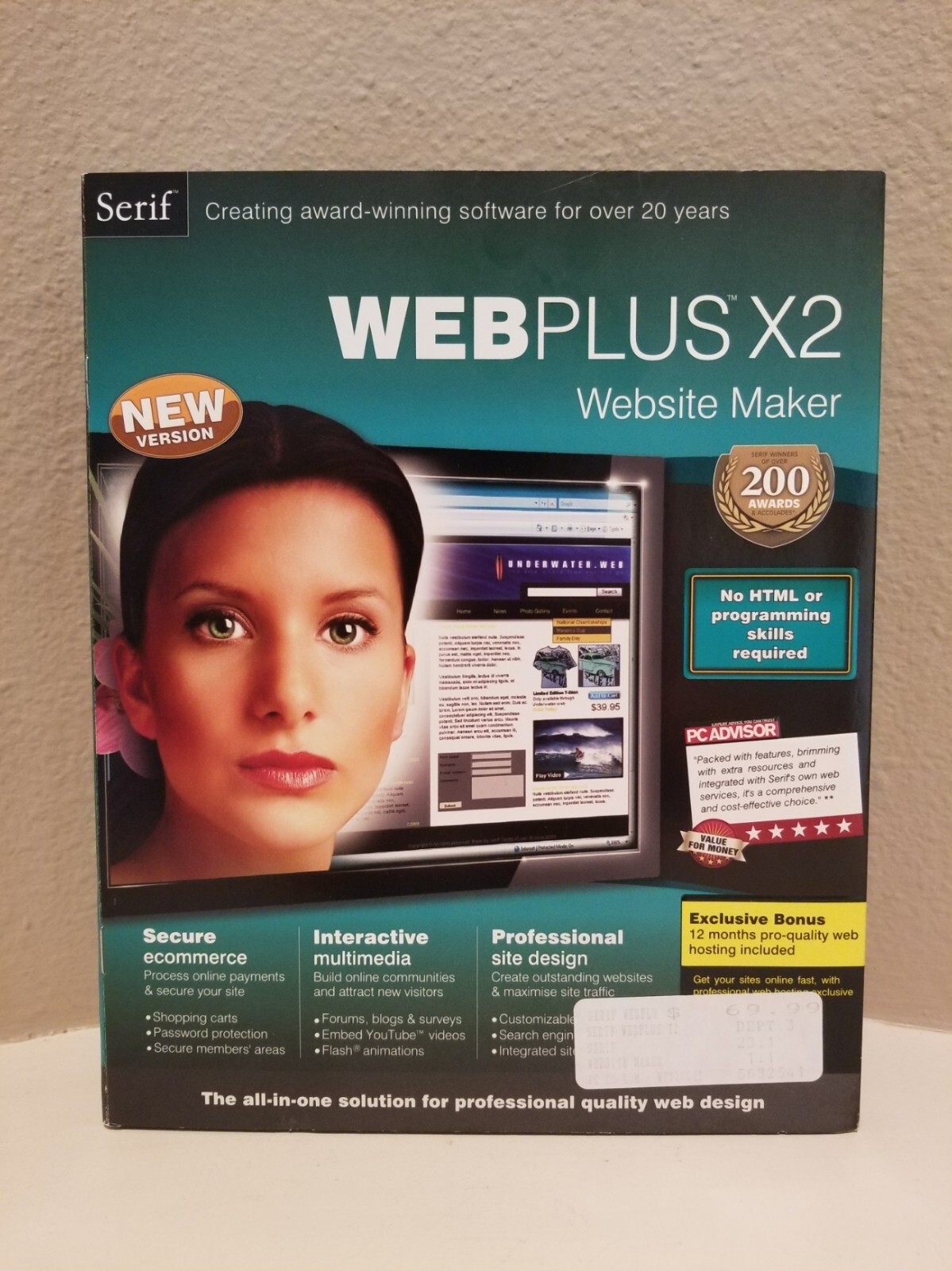 New Sealed Serif WebPlus X2 Website Maker