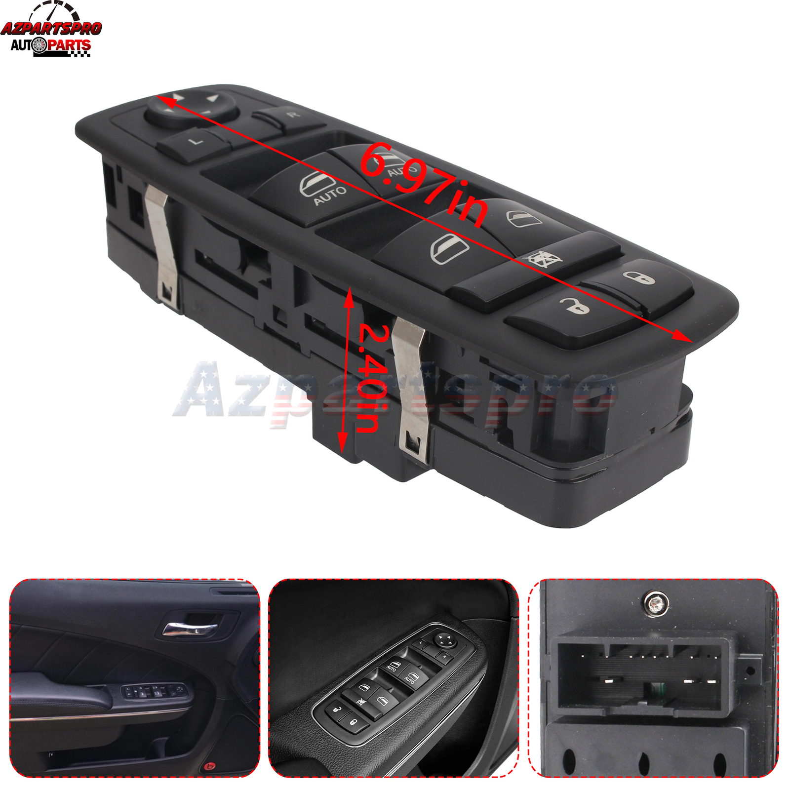 For 2017 Jeep Cherokee Master Power Window Control Door Lock Switch Driver Side