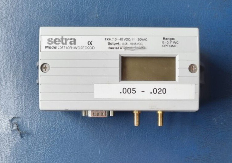 SETRA 26710R1WD2ED9CD PRESSURE TRANSDUCER (R6S2.3)