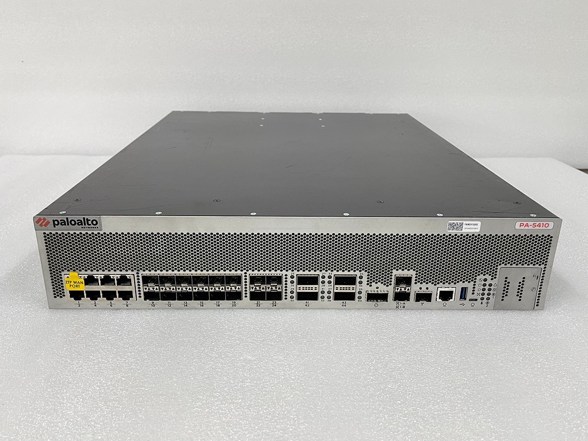 Palo Alto PA-5410 8x10G RJ45 & 12x10G SFP+ & 4x25G & 4x100G ML-Powered Firewall