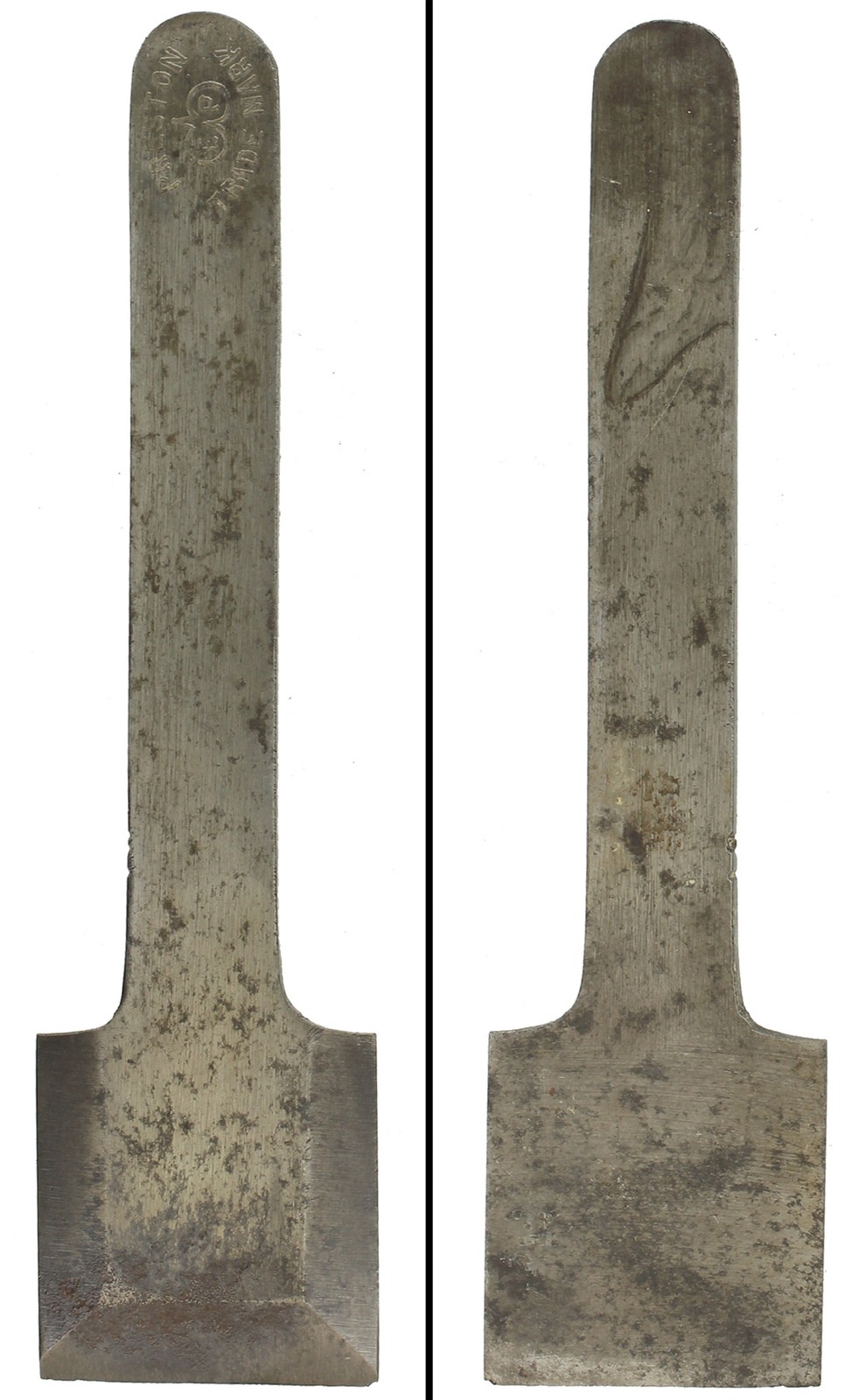 Orig. Cutting Iron for Preston No. 1362 Bullnose Plane- 1 1/16" - mjdtoolparts