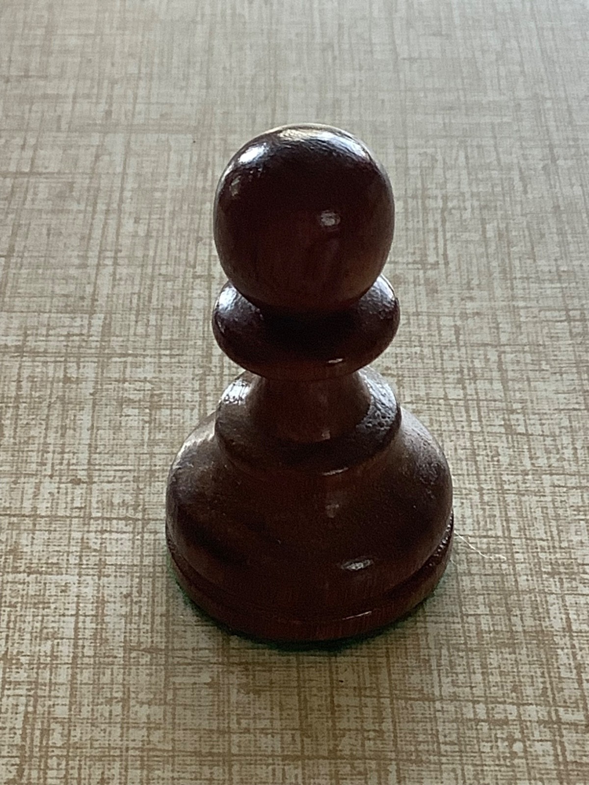 Wooden CHESS PIECE Dark Brown PAWN 1.75" Replacement Part Felt Bottom Weighted