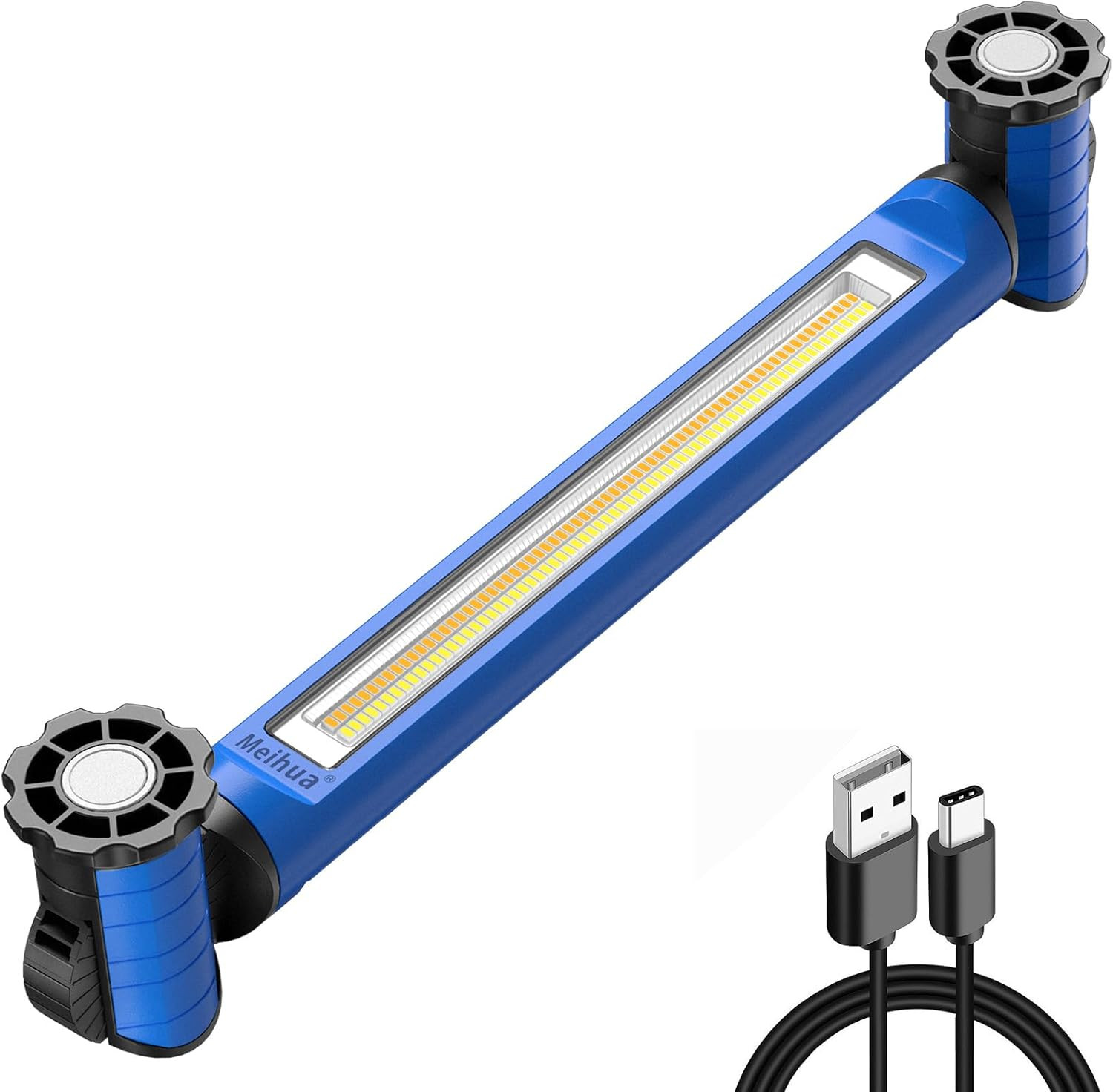 Work Light for Mechanic, 3000LM Bright LED Work Lights, 5000Mah Rechargeable Und
