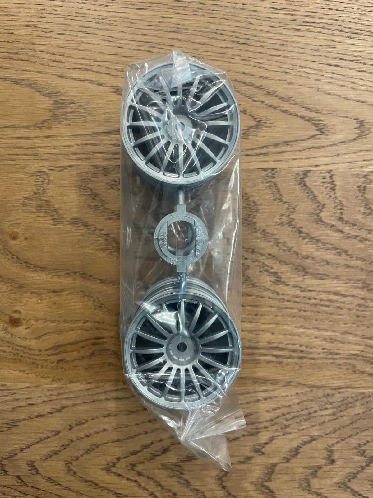 USA SELLER - TAMIYA GREY 16 SPOKE 26mm TOURING CAR WHEELS (x4) - HPI/Traxxas