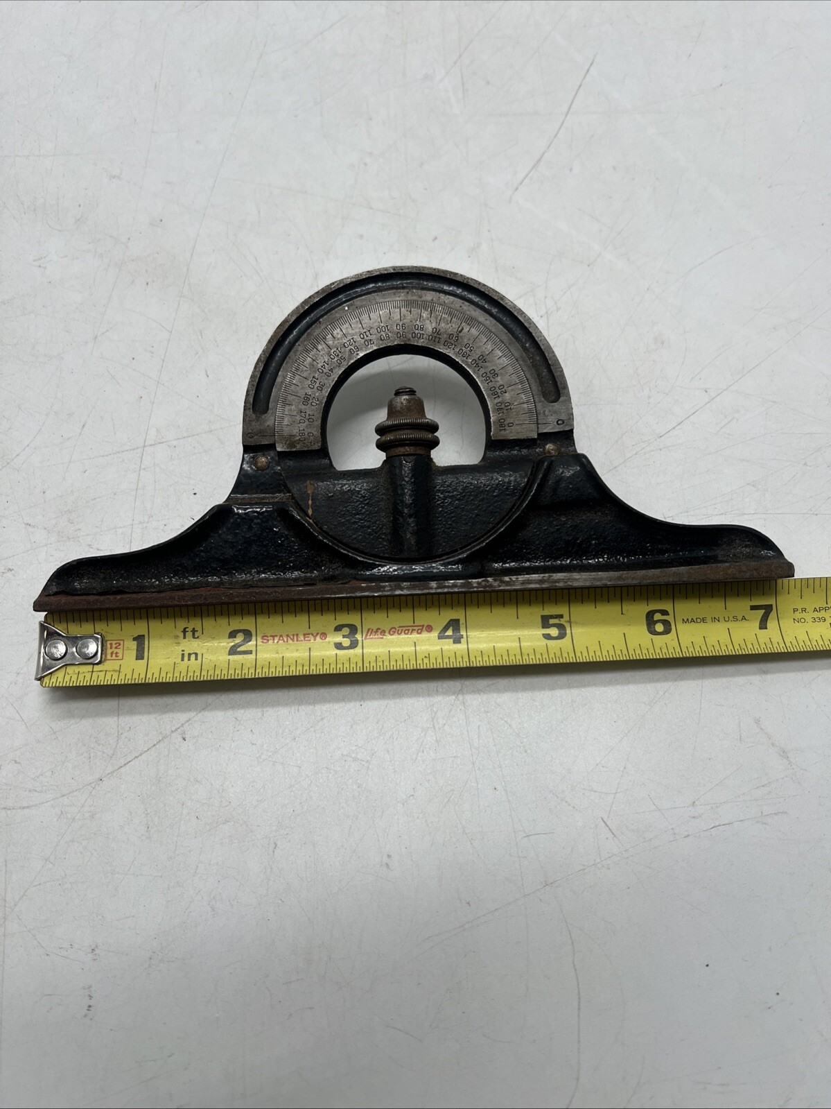Double 180 Degrees Protractor Head for Combination Square