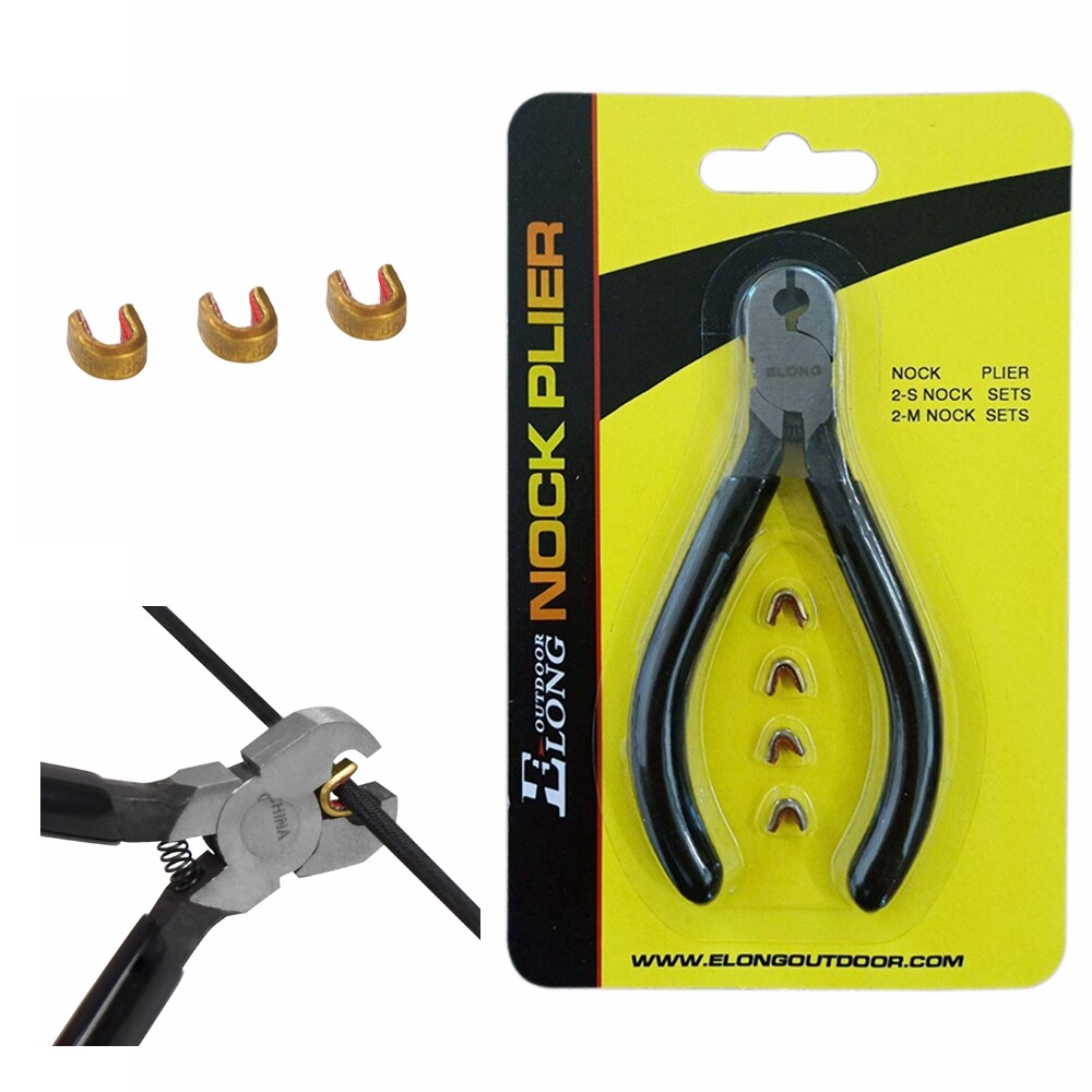 Archery String Nocking Buckle Plier BowString Nock Compound Recurve Bow Tool set