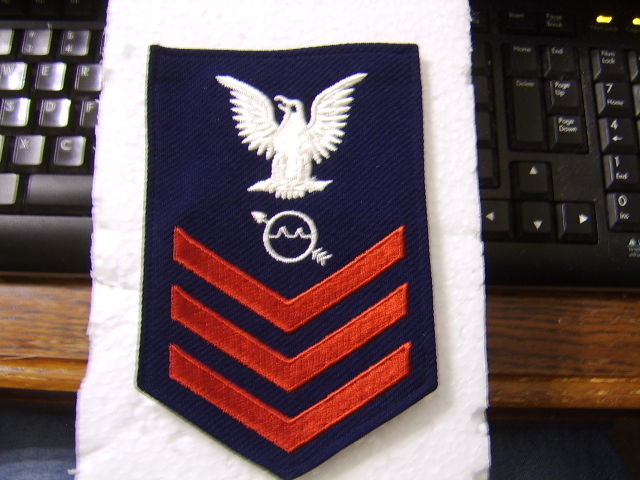 USCG RATING BADGE MALE - OS1 Operations Specialist PO1 :K6