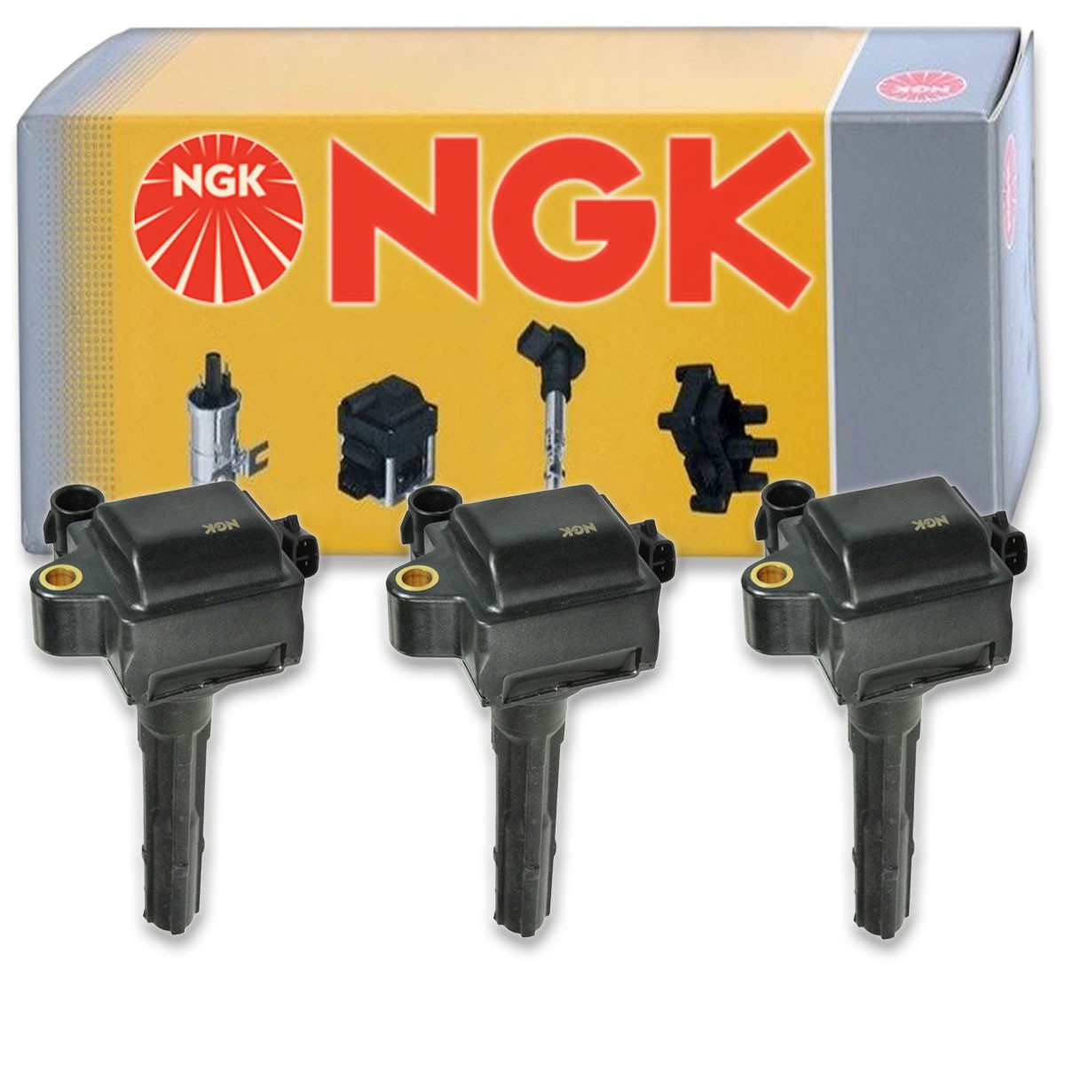 3 pcs NGK Ignition Coil for 1996-2001 Toyota Camry 3.0L V6 - Spark Plug Tune gz