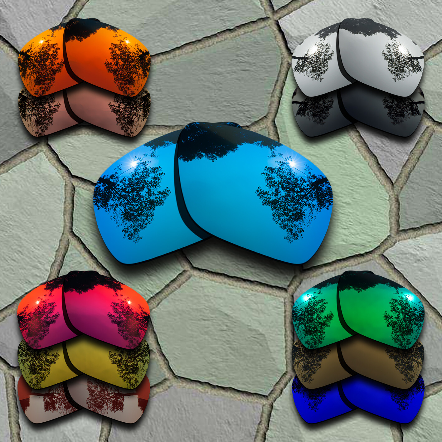 Polarized Lenses Replacement for-Spy Optic Cyrus-Varieties