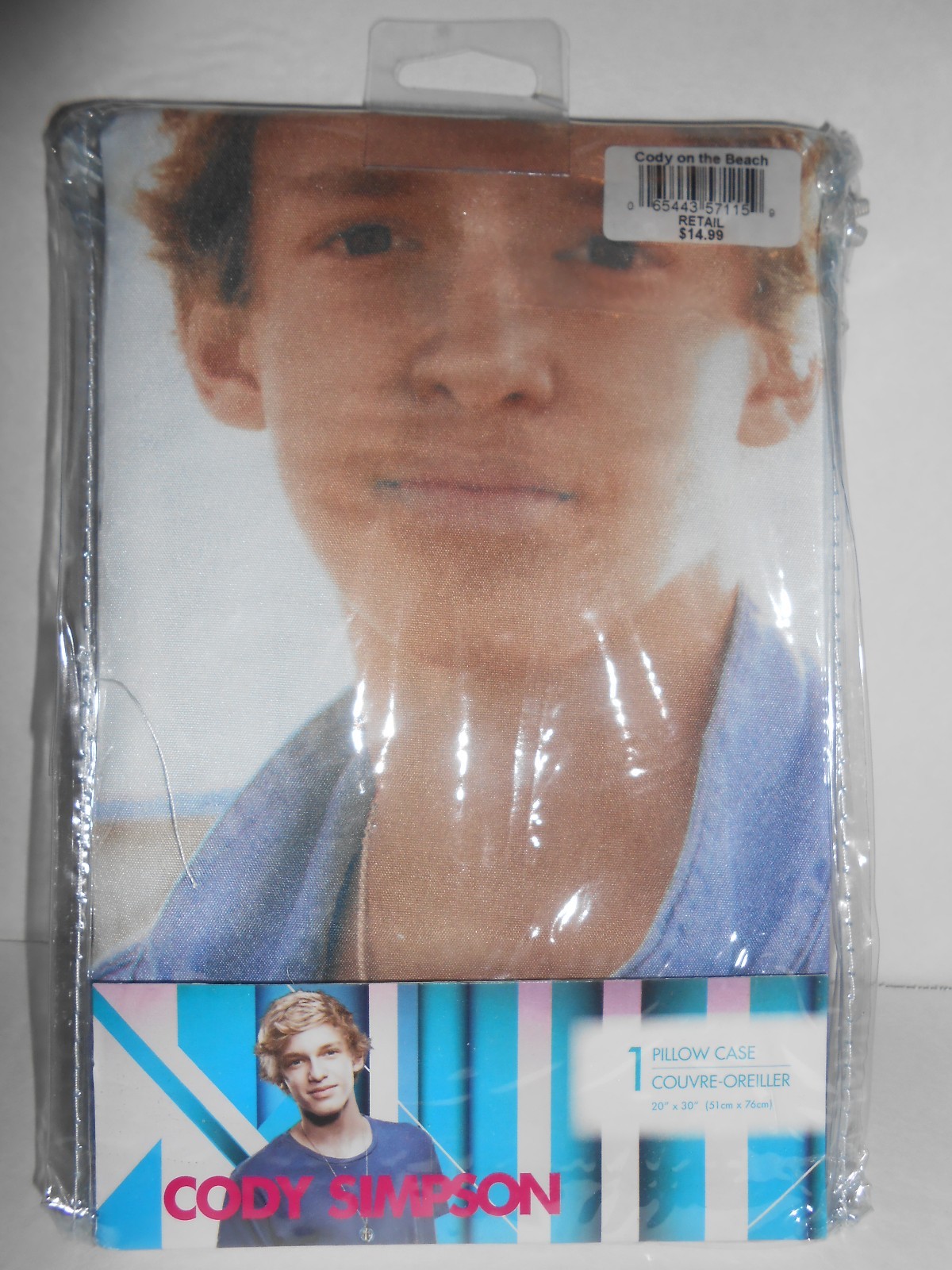Cody Simpson on the Beach Pillow Case Australian Pop Music Officially Licensed