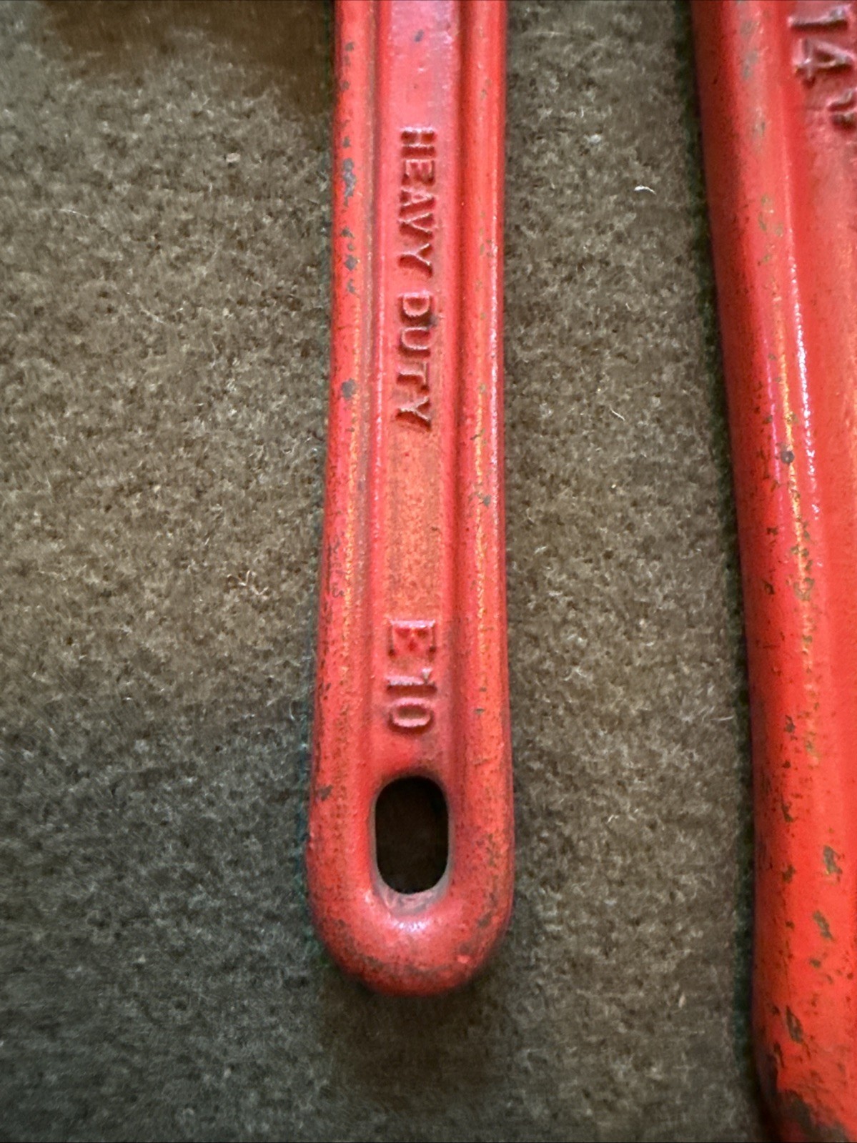 RIDGID E10 Offset & 14” Pipe Wrench Set, Elyria, USA 🇺🇸 New Jaws